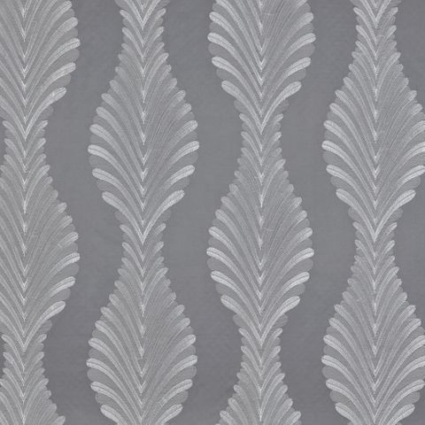 Alumel Silver Voile Fabric