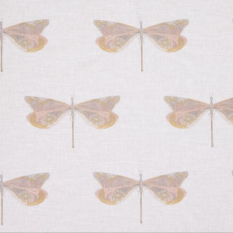 Jewelwing Rose Voile Fabric