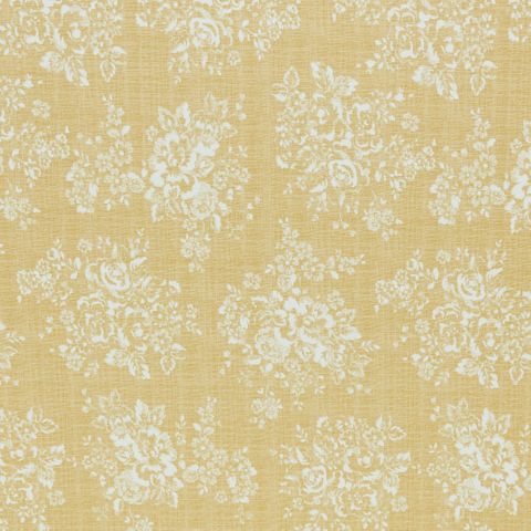 Washed Rose Ochre Voile Fabric