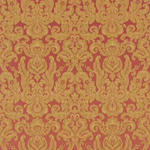 Brocatello Red Zoffany Voile Fabric