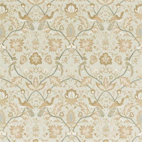 Oiseaux De Paradis Embroidery Mineral