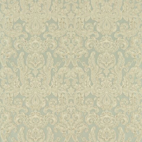 Brocatello Light Blue Zoffany Voile Fabric