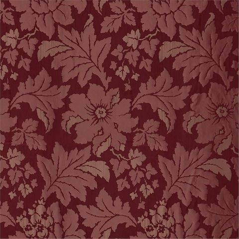 Constantina Garnet Voile Fabric