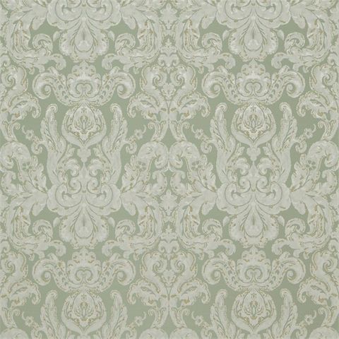 Brocatello Nuovo Sea Green Voile Fabric