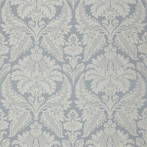 Malmaison Damask Wedgewood Voile Fabric