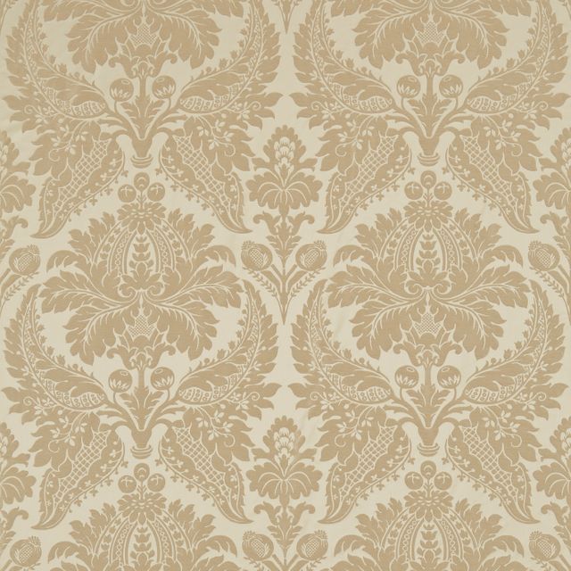 Zoffany Constantina Damask Weaves Malmaison Damask Pale Gold