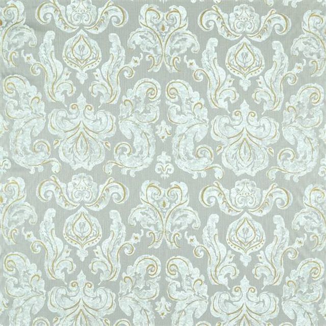 Zoffany Damask Brocatello Impasto Silver