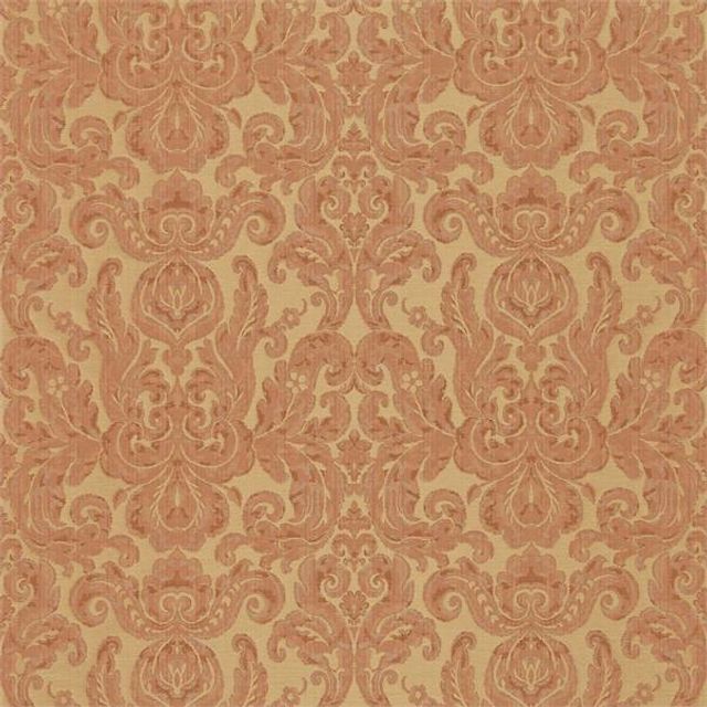Zoffany Damask Brocatello Terracotta 1
