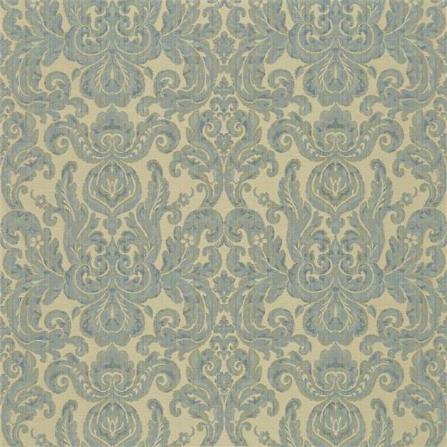 Zoffany Damask Brocatello Blue 1