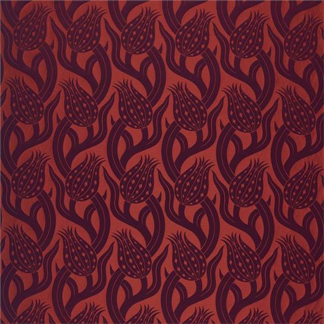 Persian Tulip Weave Crimson