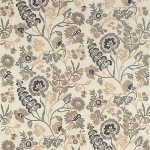 Hardwick Crewel Fossil Voile Fabric