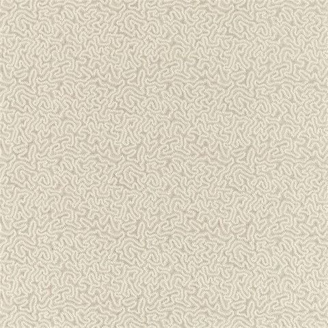 Maze Coral Stone Voile Fabric