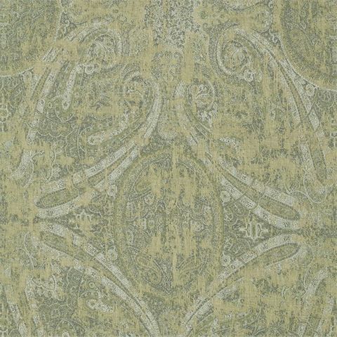 Elswick Paisley Moss Upholstery Fabric