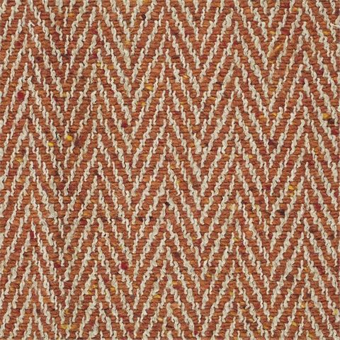 Banyan Orange Upholstery Fabric