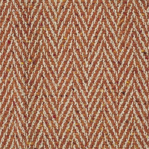 Banyan Orange Upholstery Fabric