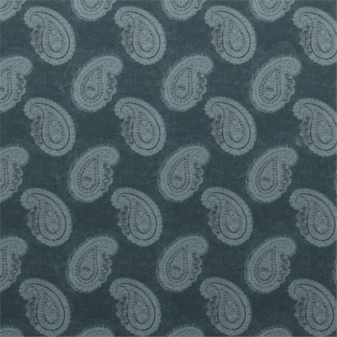 Orissa Velvet Azure Upholstery Fabric