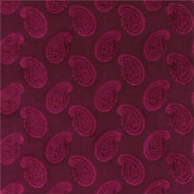 Orissa Velvet Burgundy