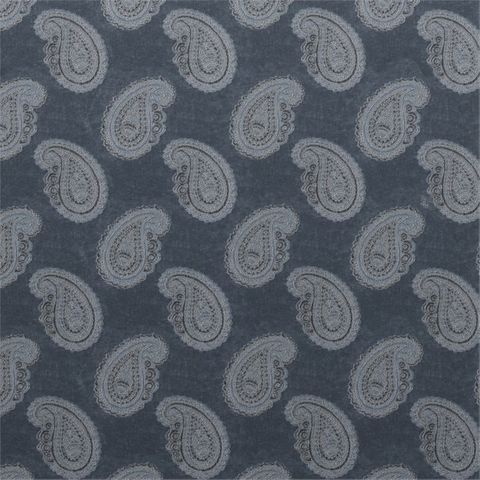 Orissa Velvet Blue Upholstery Fabric