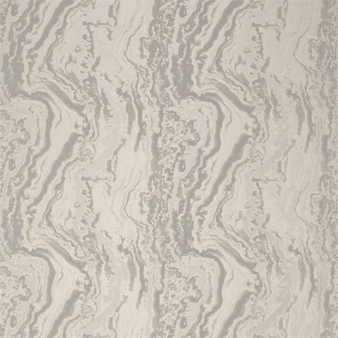 Serpentine Platinum White Upholstery Fabric