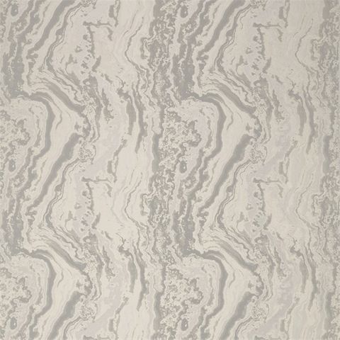 Serpentine Platinum White Upholstery Fabric