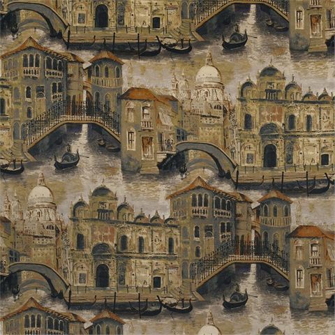 The Gondolier Twilight Voile Fabric