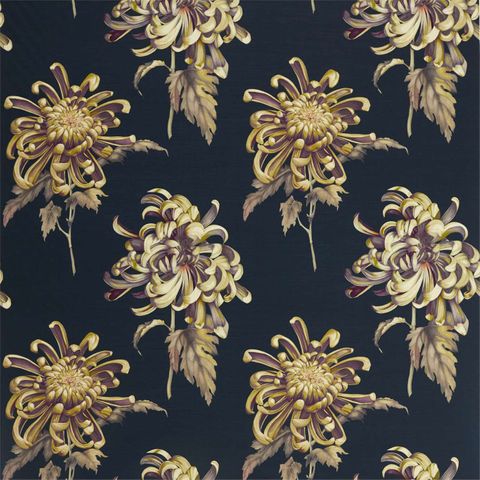 Evelyn Tigers Eye/Ink Voile Fabric