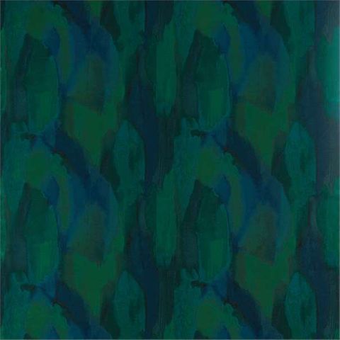 Hepworth Blue Malachite Voile Fabric