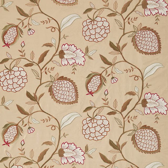 Zoffany Winterbourne Prints & Embroideries Pomegranate Tree Sienna