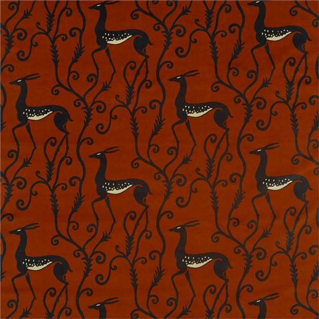 Zoffany Icons Fabrics Deco Deer Velvet Deer Velvet Sahara