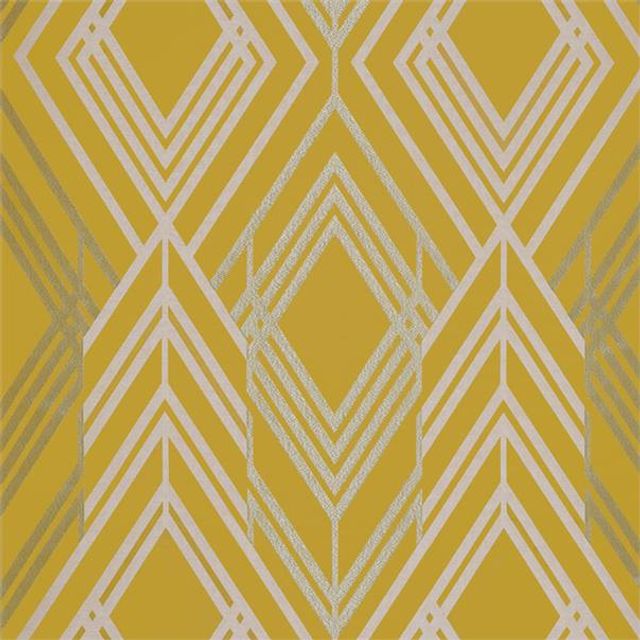 Zoffany Icons Fabrics Geometrica Tigers Eye Upholstery Fabric