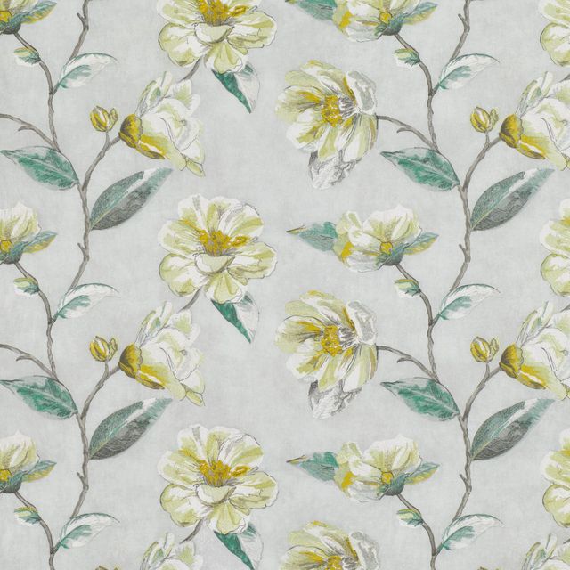 Romo Gardenia Japonica Embroidery Cypress