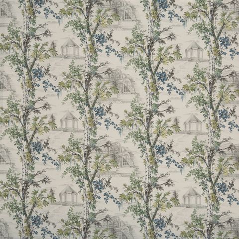 Arboretum Lemon Grass Voile Fabric