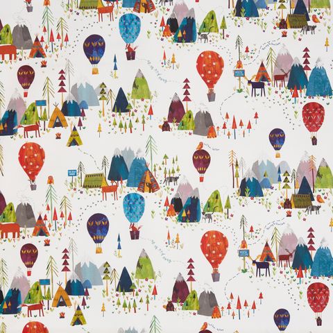 Away We Go Jungle Voile Fabric