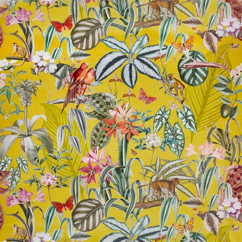 Barbados Citron Voile Fabric