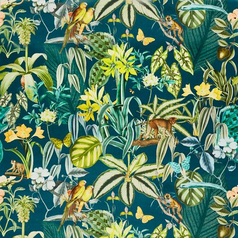 Barbados Lagoon Voile Fabric