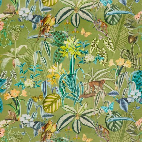 Barbados Palm Voile Fabric