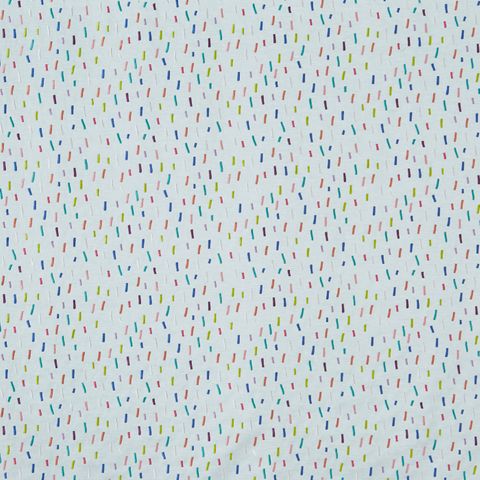 Dolly Mixture Rainbow Voile Fabric