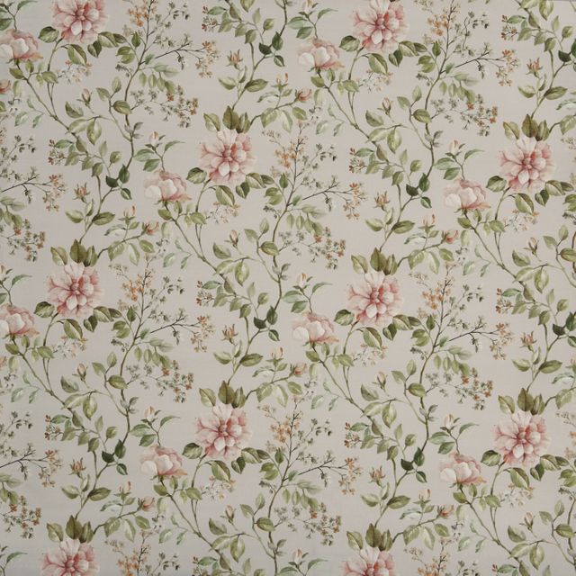 Prestigious Textiles Grand Botanical  Fragrant Peach Blossom