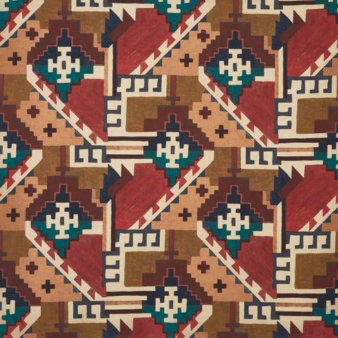 Machu Picchu Tribal Voile Fabric