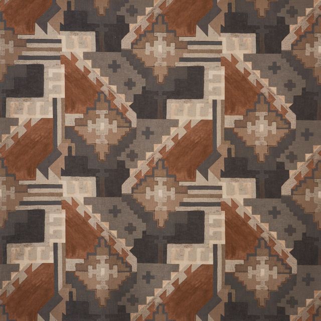 Prestigious Textiles Inca Trail  Machu Picchu Umber