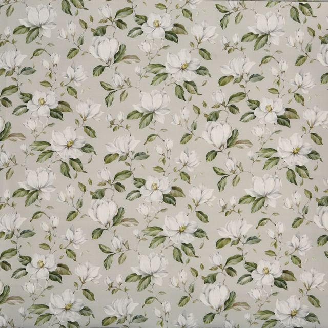 Prestigious Textiles Grand Botanical  Magnolia Pebble