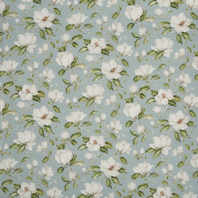 Prestigious Textiles Grand Botanical  Magnolia Porcelain