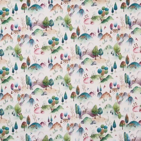Prestigious Textiles Big Adventure  Woodland Walk Candyfloss Fabric