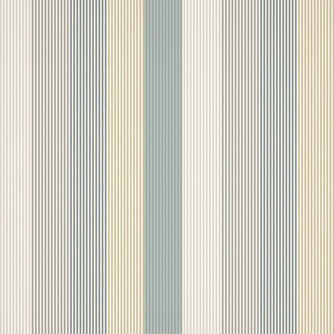 Funfair Stripe Calico/Cloud/Pebble/Duckegg