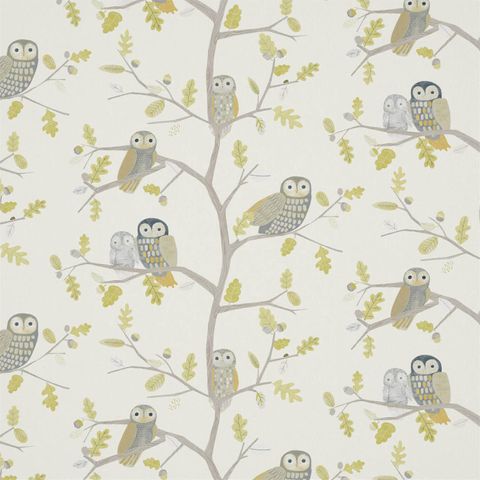 Little Owls Kiwi Upholstery Fabric