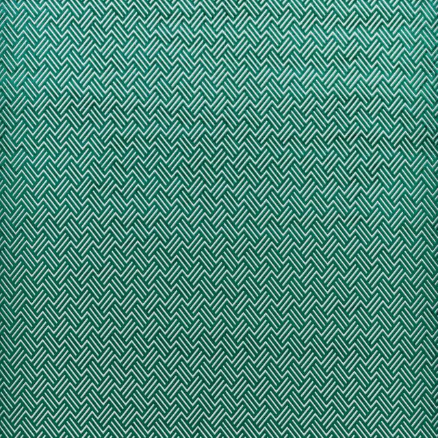 Triadic Emerald Voile Fabric