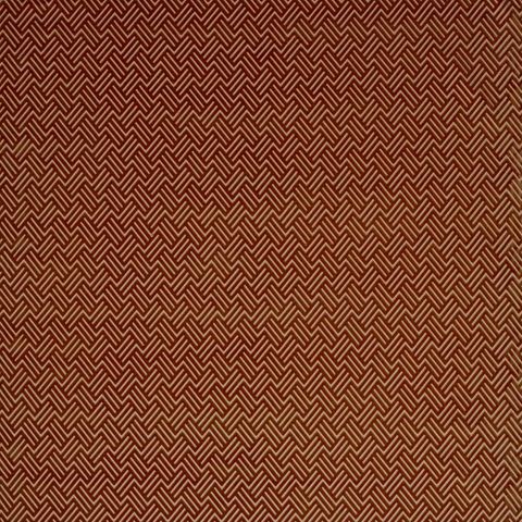Triadic Burnt Umber Upholstery Fabric