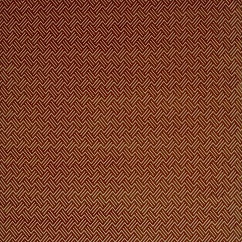 Triadic Burnt Umber Upholstery Fabric