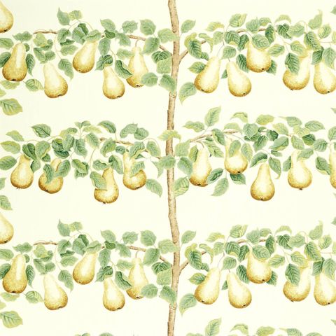 Perry Pears Ochre/Leaf Green