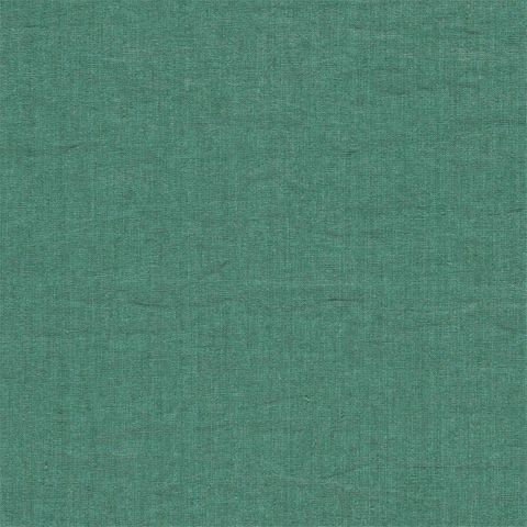 Rue Linen Evergreen Upholstery Fabric